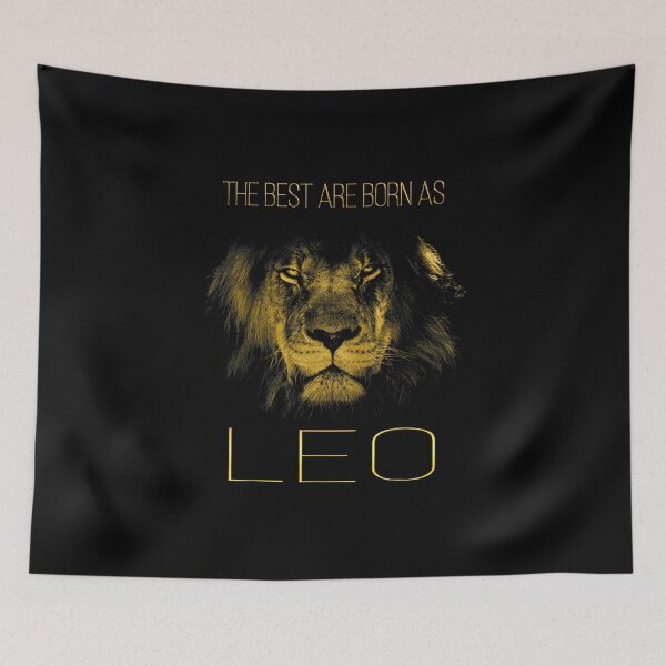 Item preview, The Best Are Born As Leo - Golden Lion Zodiac designed and sold by Creative Spark.