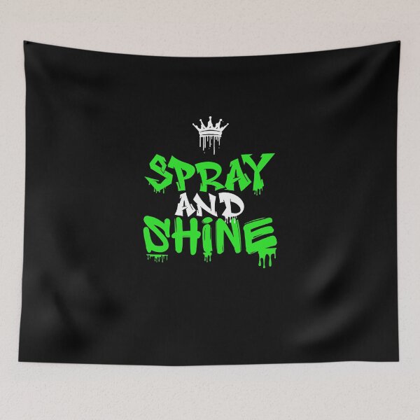 Item preview, Spray And Shine Graffiti Streetwear T-Shirt | Urban Street Art Graffiti Design designed and sold by EvolusionPro.