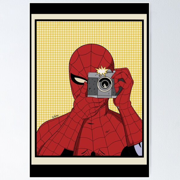 Item preview, Spidey Say Cheese Art designed and sold by gprier.