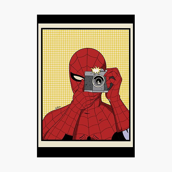 Item preview, Spidey Say Cheese Art designed and sold by gprier.