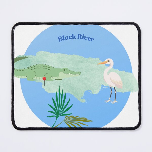 Item preview, Black River Jamaica sticker (transparent background)  designed and sold by jckali.