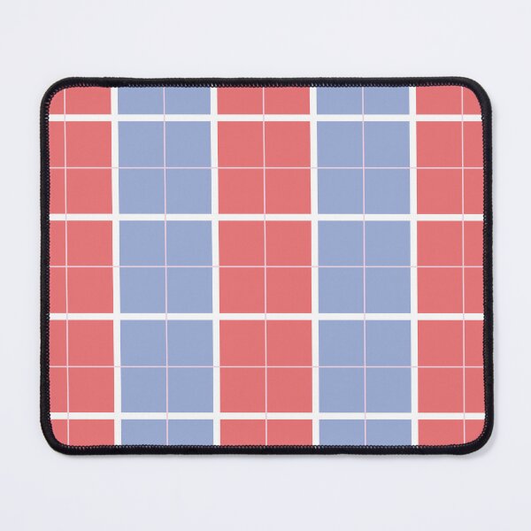 Item preview, Minimal Soft Aesthetic Plaid Checker Grid Pattern Dusty Blue 02 designed and sold by jjunnymom.