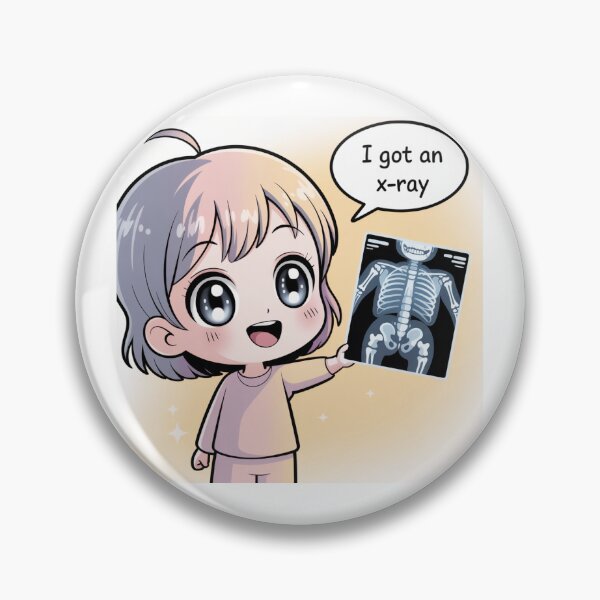 Item preview, I Got An X-ray Chibi Girl v2 designed and sold by Medical Inspired Designs.