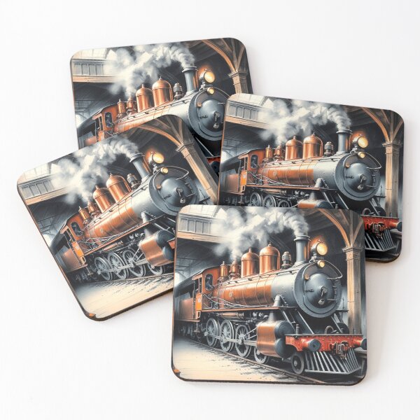 Item preview, Elegant Vintage Locomotive Aesthetic – Clean Minimal Style designed and sold by semenol.