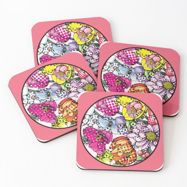 Item preview, Pop Art and Op Art of Lively Flowers designed and sold by cremedecolor.