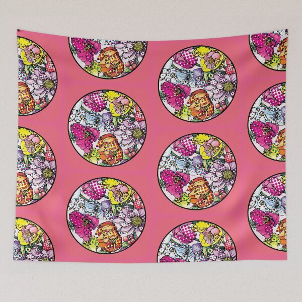 Item preview, Pop Art and Op Art of Lively Flowers designed and sold by cremedecolor.