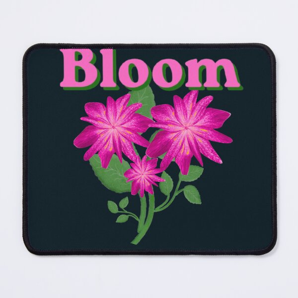 Item preview, Bloom Floral Design | Pink Flower Illustration with Aesthetic Botanical Style designed and sold by HopeAndHustle.