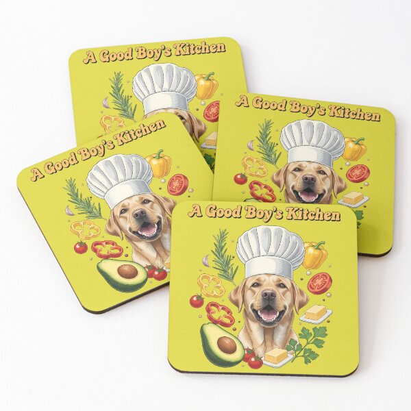 Item preview, A Good Boy's Kitchen Chef Dog designed and sold by SillyPawsStudio.