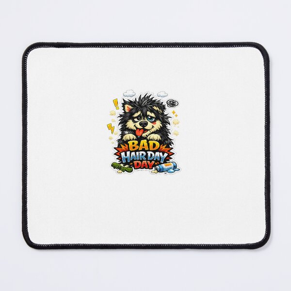 Item preview, Bad Hair Day – Funny Husky Design designed and sold by MoodPrintssCo.