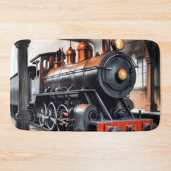 Item preview, Minimalist Locomotive Style – Clean Vintage Aesthetic designed and sold by semenol.