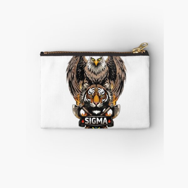Item preview, Sigma Eagle and Tiger Power – Fierce Animal Strength Graphic Sticker designed and sold by inkoravisualart.