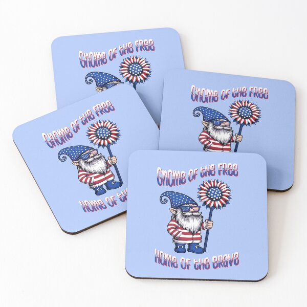 Item preview, Gnome of the Free Patriotic Garden Gnome designed and sold by Sachie's Studio.