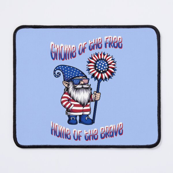 Item preview, Gnome of the Free Patriotic Garden Gnome designed and sold by Sachie's Studio.