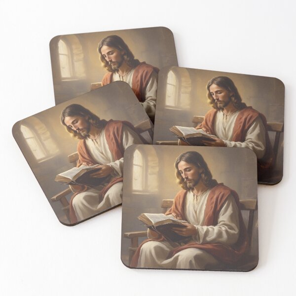 Item preview, Jesus reading the bible designed and sold by JesusClub.