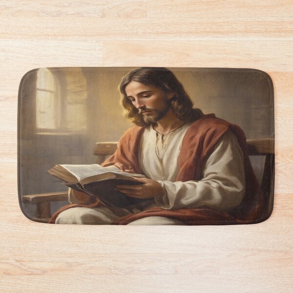 Item preview, Jesus reading the bible designed and sold by JesusClub.