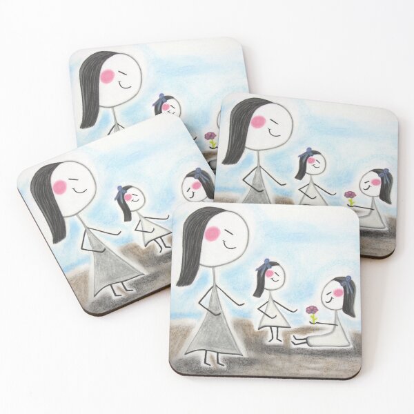 Item preview, Mother With Her Two Little Girls designed and sold by Ameljor Designs.
