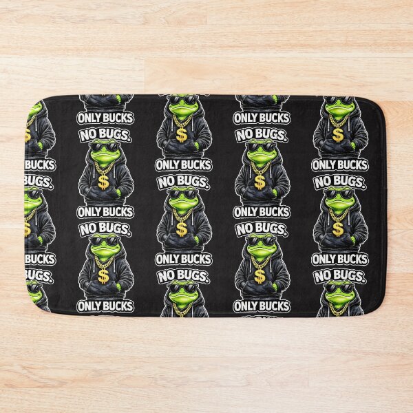 Item preview, Funny Frog No Bugs Only Bucks Streetwear Graphic designed and sold by JerdbordinShop.
