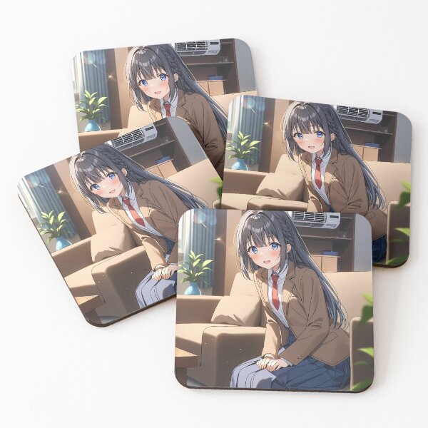 Item preview, Shoko Makinohara Bunny Girl Senpai Anime Girl School Day designed and sold by PMartistStudio.