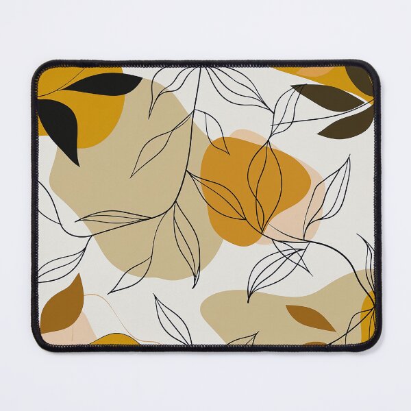 Item preview, Boho Butterscotch And Sand-Clay Hues Abstract Leaves designed and sold by DEC02.