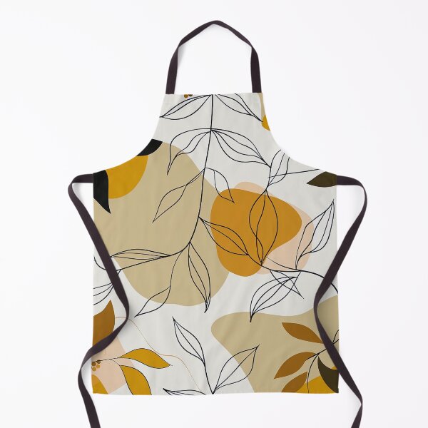 Item preview, Boho Butterscotch And Sand-Clay Hues Abstract Leaves designed and sold by DEC02.