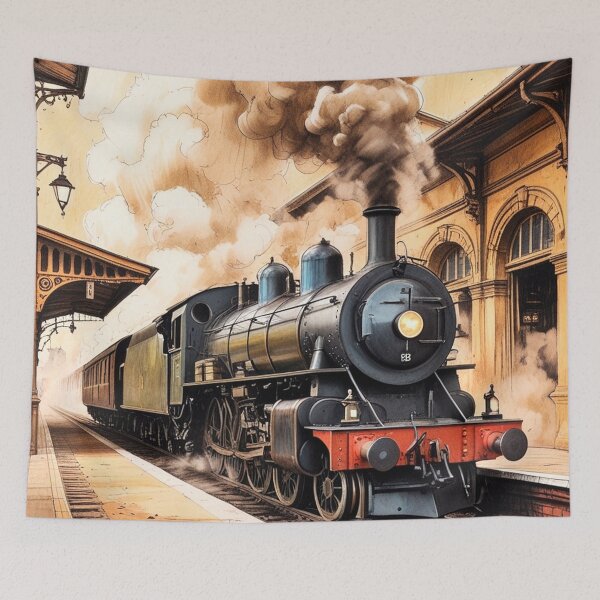 Item preview, Timeless Locomotive Aesthetic – Vintage Inspired Minimal Style designed and sold by semenol.