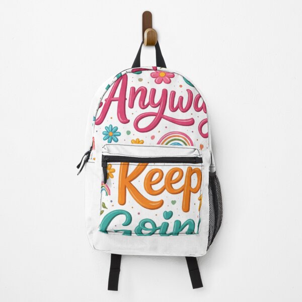 Item preview, Keep Going Anyway Motivational Quote Design | Cute Positive Typography Aesthetic Sticker designed and sold by Sanika arts .