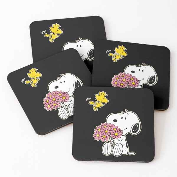 Item preview, Snoopy Woodstock Pink Daisy Bouquet Spring Flowers Gift designed and sold by DamianRoy88.