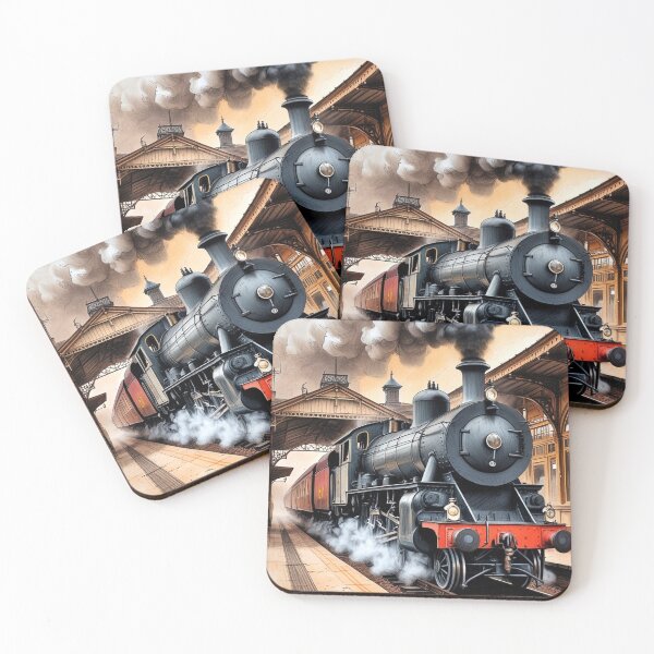 Item preview, Vintage Railway Style – Clean Minimal Locomotive Aesthetic designed and sold by semenol.