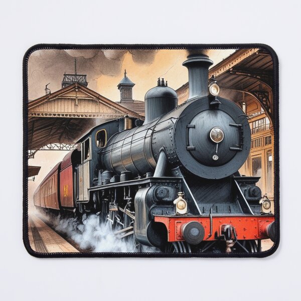 Item preview, Vintage Railway Style – Clean Minimal Locomotive Aesthetic designed and sold by semenol.