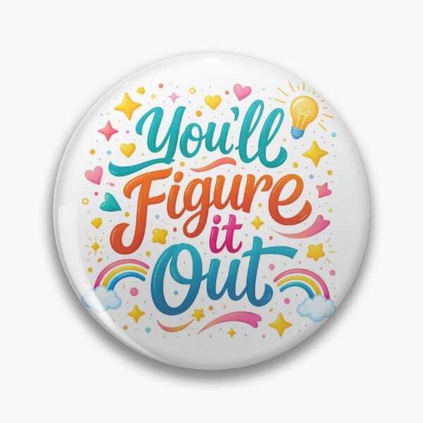 Item preview, You'll Figure It Out – Motivational Quote Typography Design | Positive Affirmation Aesthetic designed and sold by Sanika arts .
