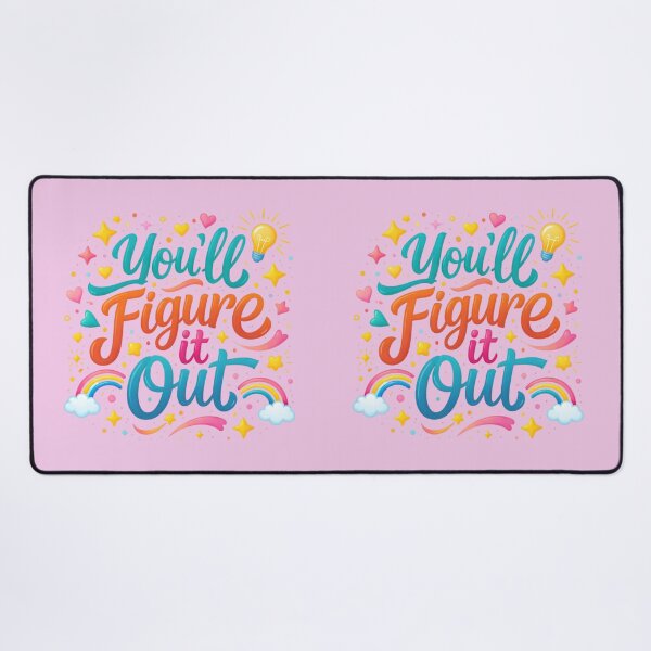 Item preview, You'll Figure It Out – Motivational Quote Typography Design | Positive Affirmation Aesthetic designed and sold by Sanika arts .
