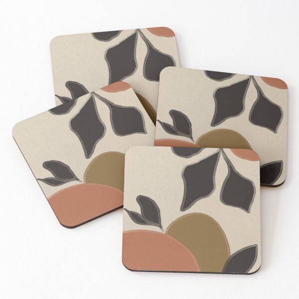 Item preview, Minimalist Earth Tone Leaves Print designed and sold by Chadstudio.