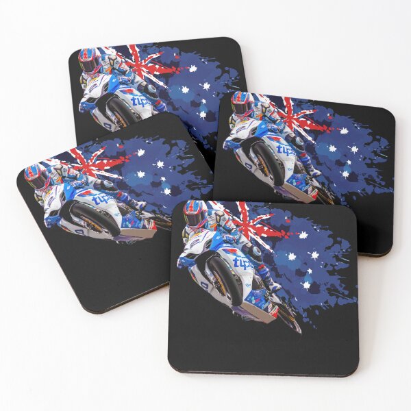 Item preview, Australian Racing Sportbike Rider Tee designed and sold by FroggyBaBoy.