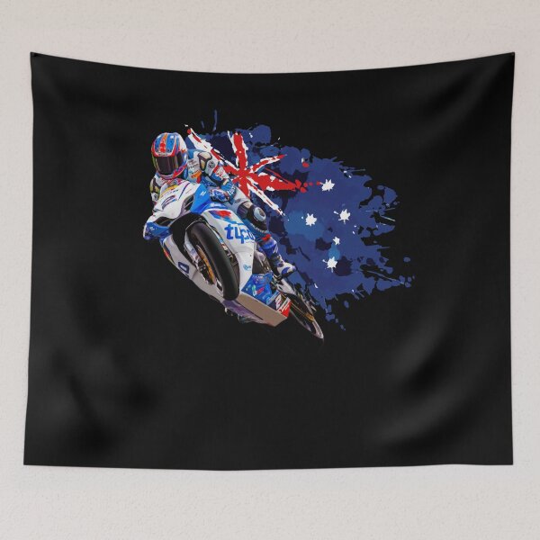 Item preview, Australian Racing Sportbike Rider Tee designed and sold by FroggyBaBoy.