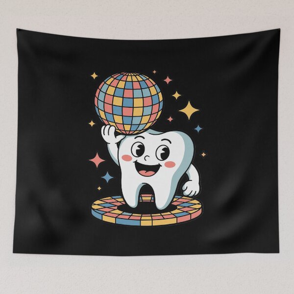 Item preview, Tooth with Toothbrush for a Look designed and sold by Rrettgison.
