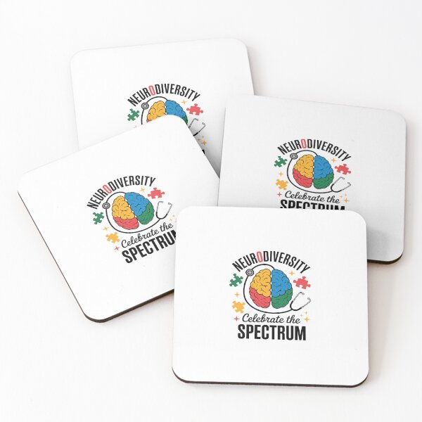 Item preview, Neurodiversity Celebrate The Spectrum Brain Autism Awareness designed and sold by Rrettgison.
