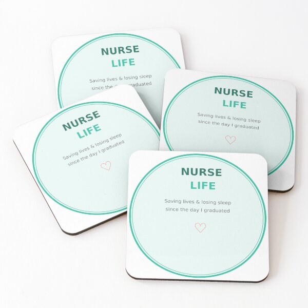 Item preview, Nurse Life Sticker designed and sold by LukeWCreates201.