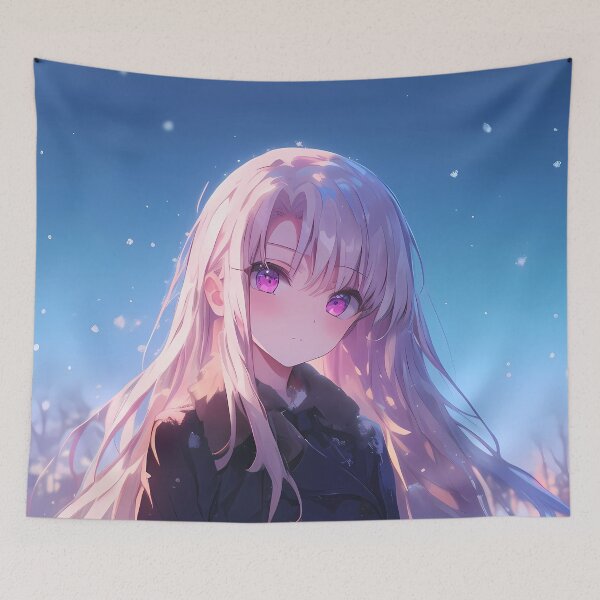 Item preview, Illyasviel Von Einzbern Fate Stay Night Winter Snowfall Serenity designed and sold by PMartistStudio.
