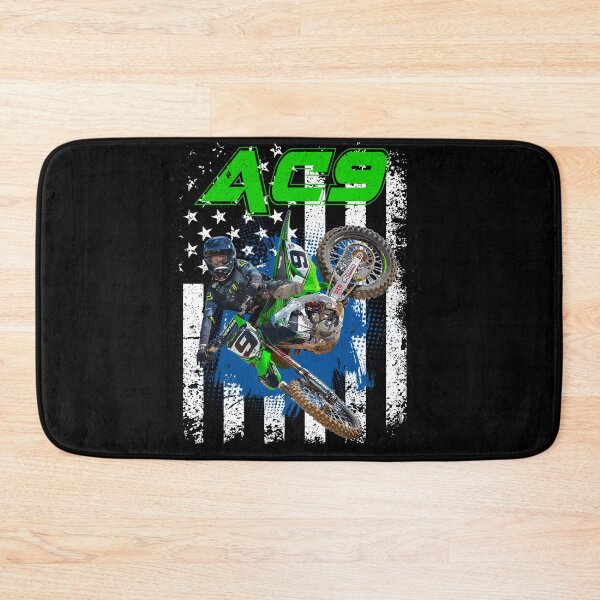 Item preview, Motocross Rider AC9 Dirt Bike USA Tee designed and sold by FroggyBaBoy.