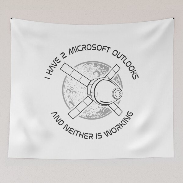 Item preview, I Have Two Outlooks and Neither is Working (Black Print) designed and sold by Grungey24.