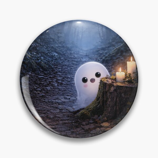 Item preview, Adorable Ghost Candlelit Forest designed and sold by DarkRivae.