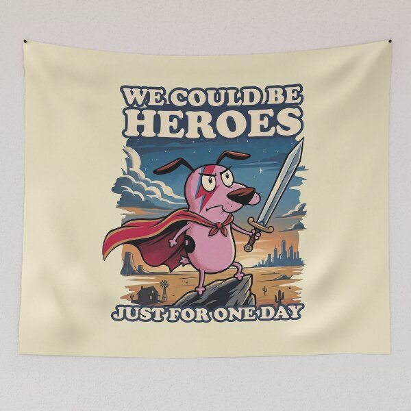 Item preview, Courageous Starman: We Could Be Heroes Retro Mashup designed and sold by Furtivo Vzla.