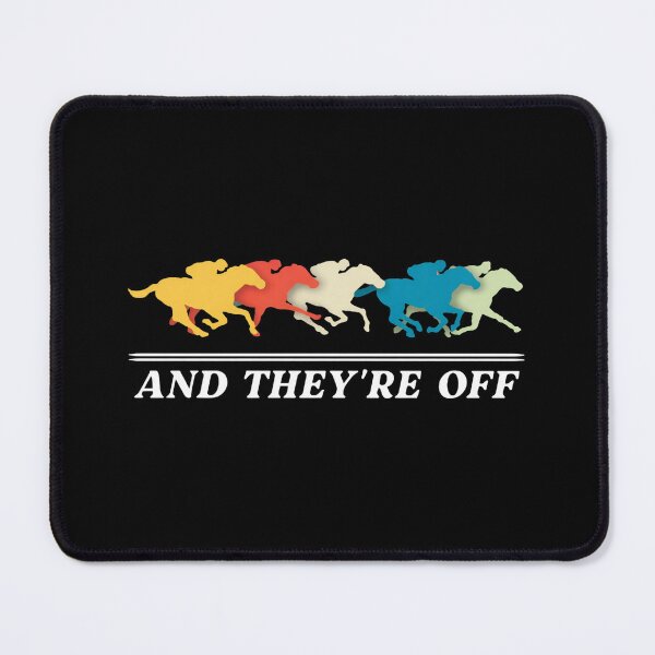 Item preview, and they’re off, horse racing, derby day - kentucky derby 2026 designed and sold by MEMCATDESING.