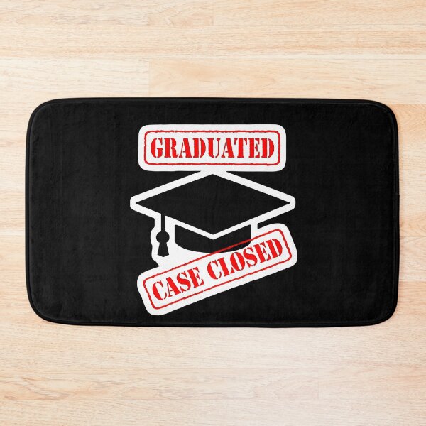 Item preview, Funny Graduated Case Closed Sticker – Sarcastic Graduation Humor Design designed and sold by FestivityFinds.