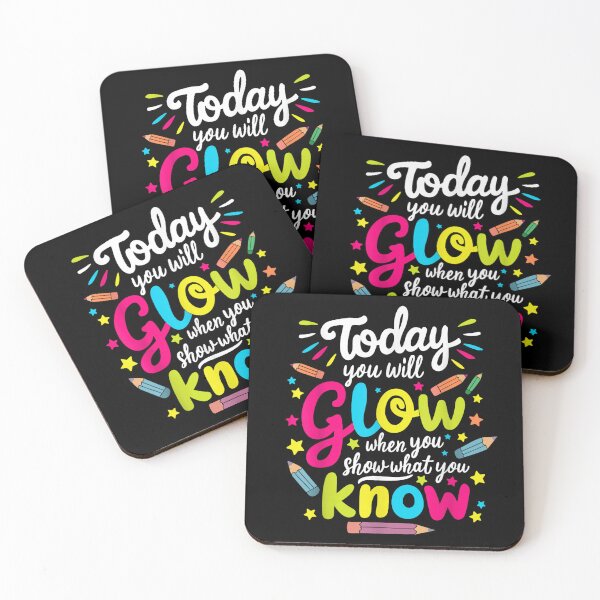 Item preview, today you will glow when you show what you know test day  designed and sold by CAnastazyshop.