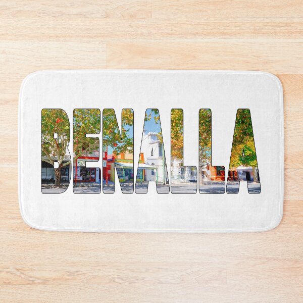 Item preview, BENALLA - Victoria Historic Town Main Street on a Beautiful Day designed and sold by Adam Gormley.