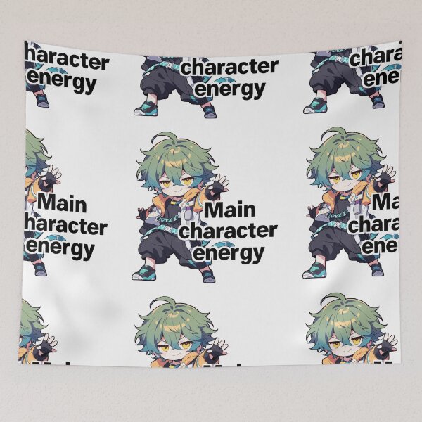 Item preview, Main character energy  designed and sold by MendaciousMina.