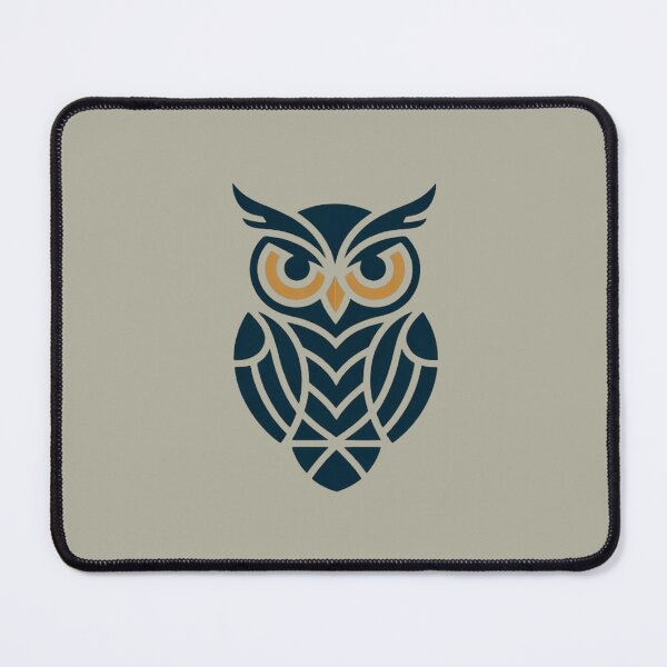 Item preview, The Golden Sentinel: Minimalist Owl of Wisdom designed and sold by Artyoka.