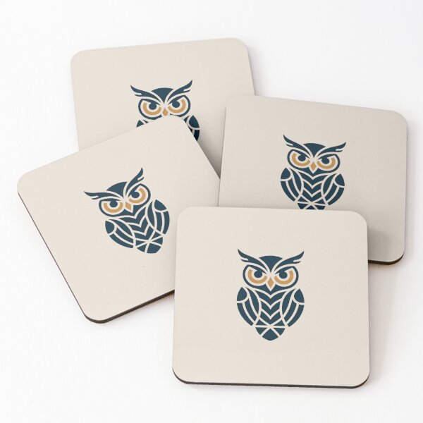 Item preview, The Golden Sentinel: Minimalist Owl of Wisdom designed and sold by Artyoka.