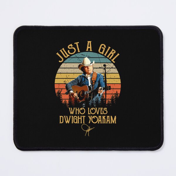 Item preview, Just A Girl Who Loves Dwight Yoakam Retro designed and sold by eKemmerich.